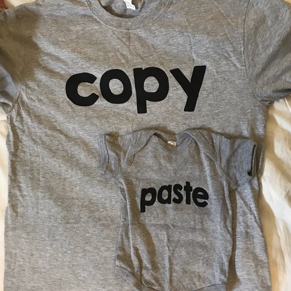 Tee shirt and onesie COPY/ PASTE - Picture 4 of 4